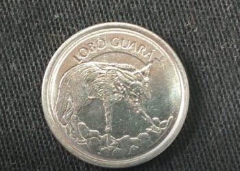Raridade: moeda lobo-guará de 1994 é caçada por colecionadores!