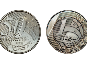 Essa tiragem de moedas com a letra P lançadas na década de 1990 pode valer uma fortuna nas mãos da pessoa certa.