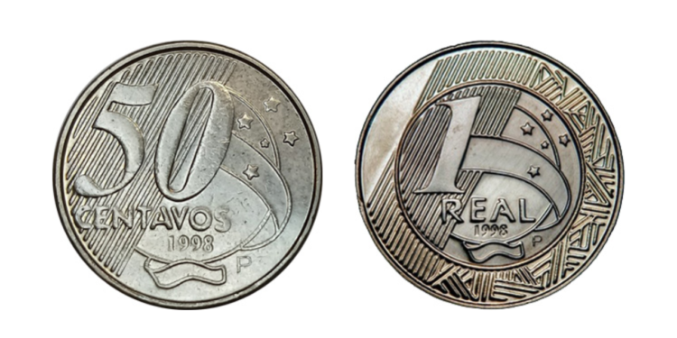 Essa tiragem de moedas com a letra P lançadas na década de 1990 pode valer uma fortuna nas mãos da pessoa certa.