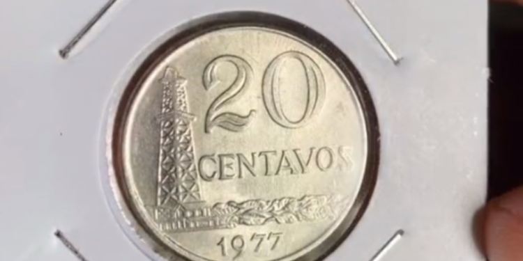 Moeda de 20 centavos 1970 a 1979 com diversos ERROS raros e valiosos
