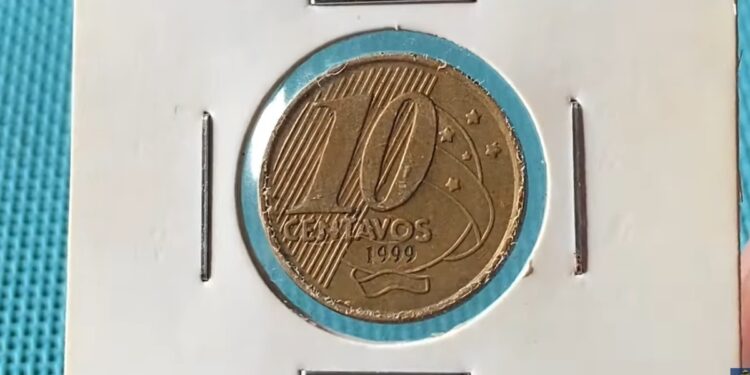 Incrível moeda de 10 centavos 1999 vale até 650 vezes mais!