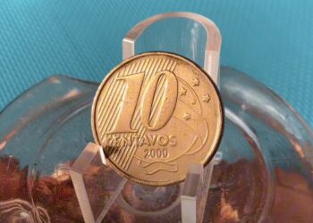 Incrível: descubra quanto vale a moeda de 10 centavos ano 2000!