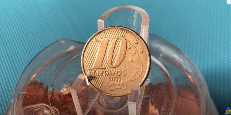 Incrível: descubra quanto vale a moeda de 10 centavos ano 2000!