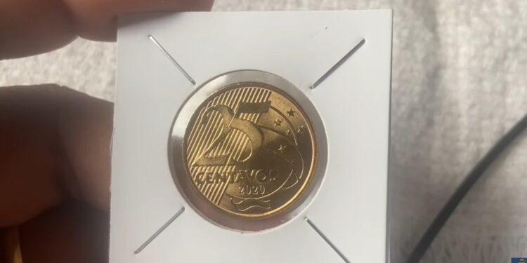 Moeda de 25 centavos ano 2020: por que ela vale R$ 180?