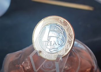 Rara moeda de 1 real 2022 pode valer até R$ 200!