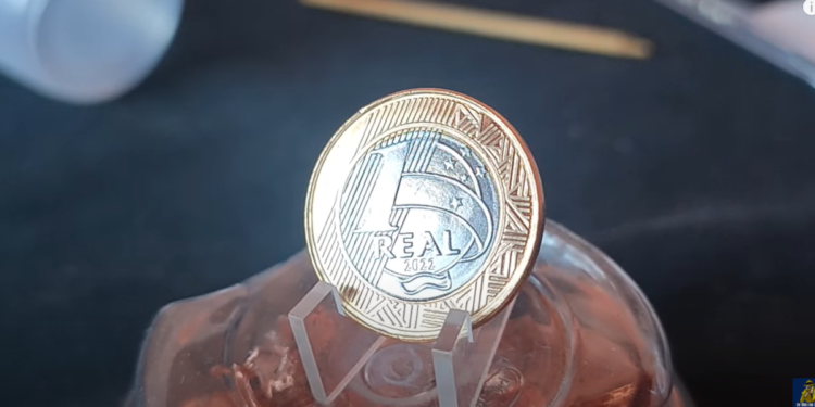 Rara moeda de 1 real 2022 pode valer até R$ 200!