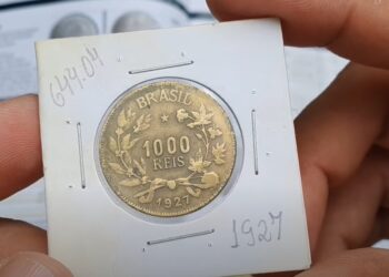Raridade: moeda de 1000 Réis 1927 pode valer mais de R$ 2000!