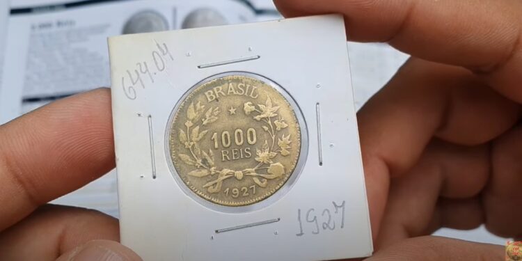 Raridade: moeda de 1000 Réis 1927 pode valer mais de R$ 2000!