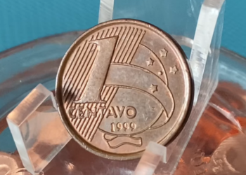 Descubra a moeda de 1 centavo 1999 que vale até R$ 500!