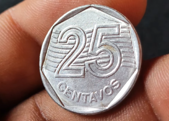 Inacreditável: moeda de 25 centavos 1994 é valiosa e com erro raro!