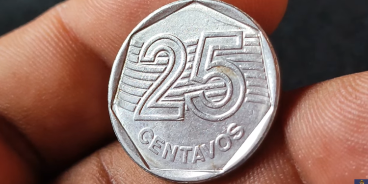 Inacreditável: moeda de 25 centavos 1994 é valiosa e com erro raro!