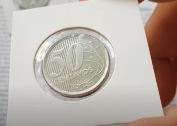 Valiosa moeda de 50 centavos com a letra A que vale até R$ 1.350!