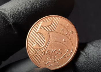 Raridade: saiba quanto vale a moeda de 5 centavos 2006 com erro de cunhagem!