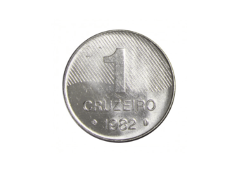 Moeda de 1 cruzeiro de 1980 com erro raro pode valer mais de R$ 3000.