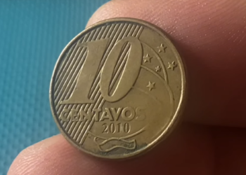 700 vezes mais: isso é o que vale a moeda de 10 centavos 2010!