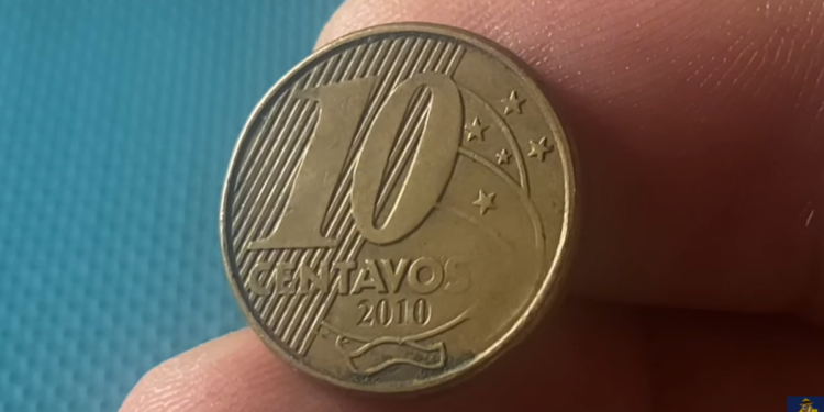 700 vezes mais: isso é o que vale a moeda de 10 centavos 2010!