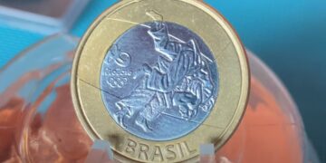Moeda 1 real Judô Rio 2016.
