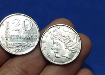 Moeda 20 centavos 1970