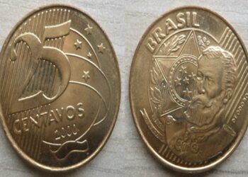 Moeda 25 centavos 2000