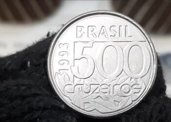 Qual valor da moeda de 500 CRUZEIROS?