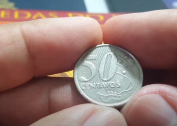 Moeda 50 centavos 1998