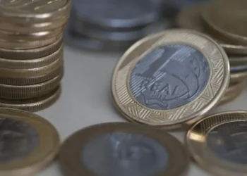 Moeda comemorativa do beija-flor