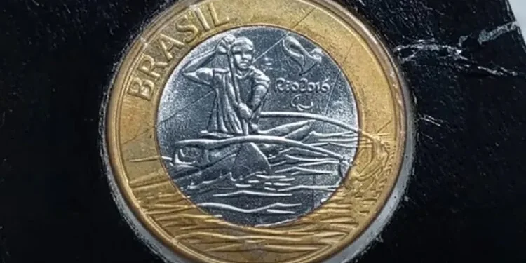 Moeda paracanoagem tem valores até 350 vezes maiores