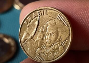 Raridade e valor de mercado: a moeda de 10 centavos de 2008 com erro de cunhagem!