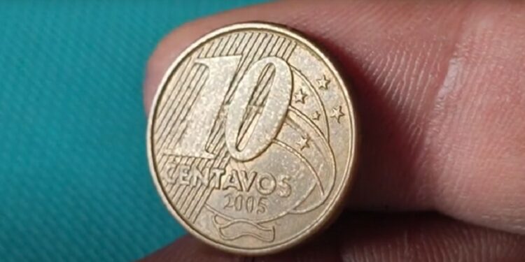 Por que a moeda de 10 centavos de 2005 pode valer até R$ 70?