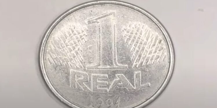 Moeda 1 real 1994 sem erros