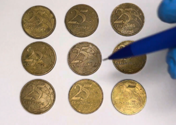 Moeda rara de 25 centavos é desejada por colecionadores e tem grande valor