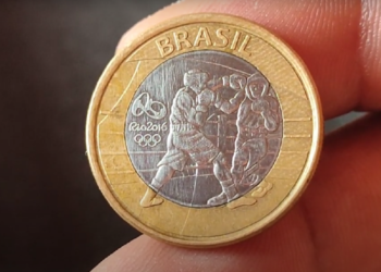 Moeda rara ou comum? Saiba o valor da moeda de 1 real do boxe das Olimpíadas 2016