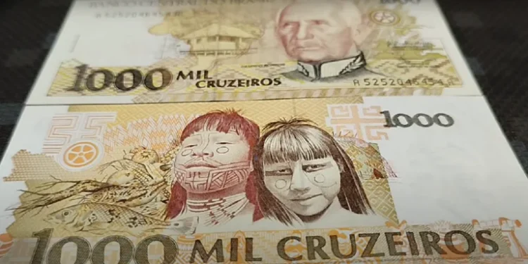 Nota de 1000 Cruzeiros: saiba por que colecionadores pagam até R$ 600 por um único exemplar