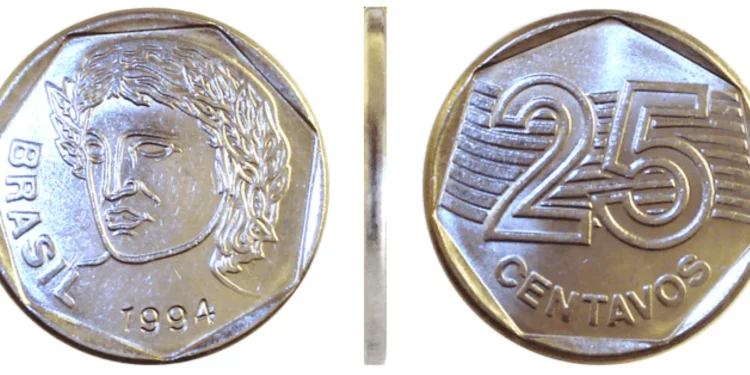 Moeda de 25 Centavos de 1994: Veja por que essa peça pode valer centenas de reais