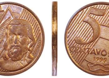Atenção, colecionadores: a moeda de 5 centavos de 1999 pode render até R$ 520