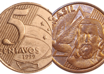 Moeda de 5 centavos de 1999: saiba por que colecionadores pagam até R$ 400