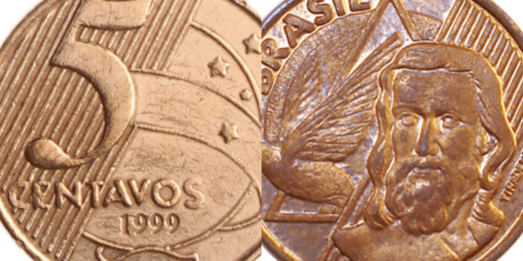 Moeda de 5 centavos de 1999: saiba por que colecionadores pagam até R$ 400