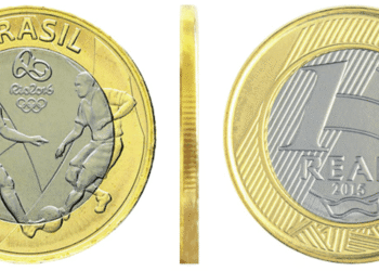 Moeda de 1 real do futebol pode valer até R$ 300: veja se você tem uma