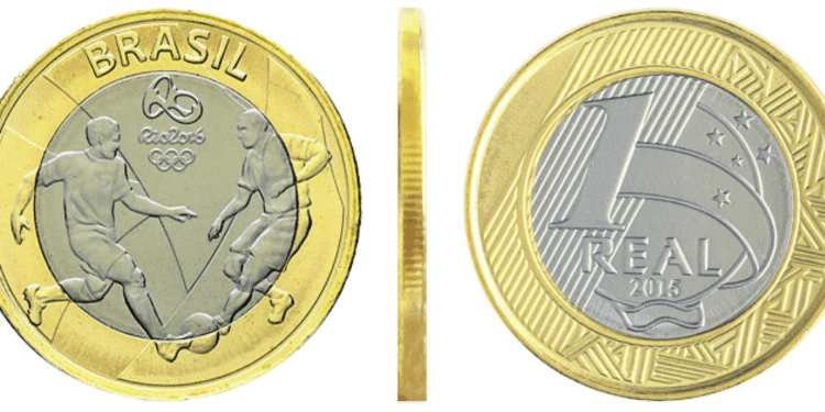 Moeda de 1 real do futebol pode valer até R$ 300: veja se você tem uma