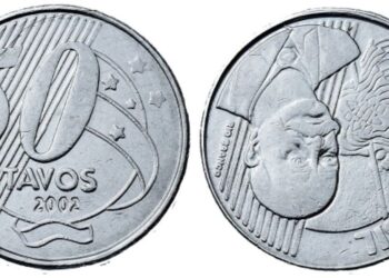 Moeda de 50 centavos com erro raro pode render até R$ 100: saiba como reconhecer