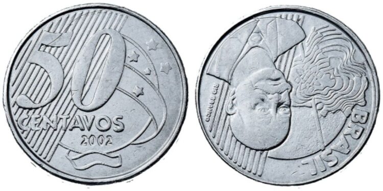 Moeda de 50 centavos com erro raro pode render até R$ 100: saiba como reconhecer