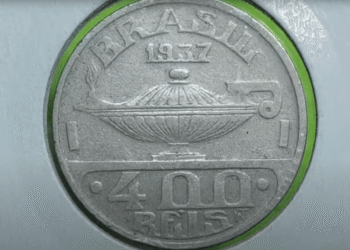 Moeda de 400 réis 1937: descubra se o reverso invertido rende até R$ 100