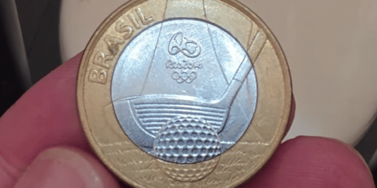 Moeda do Golfe de R$ 1 pode valer R$ 600 em 2026: entenda a alta e descubra se a sua é rara