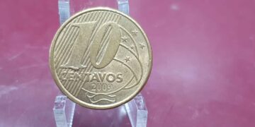 Moeda de 10 centavos de 2009 com erro de cunhagem: veja por que ela pode valer ouro em 2026