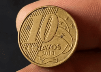 Quebradinho no cunho: como a moeda de 10 centavos de 2010 pode valer até R$ 60!