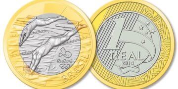 Moeda de 1 Real da Natação: saiba quando ela pode valer até R$ 7 mil