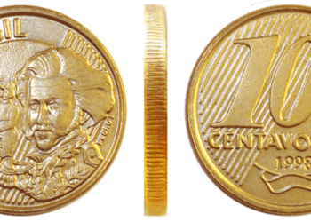 Moeda de 10 Centavos de 1998: descubra o erro de giro que transforma troco em R$ 100