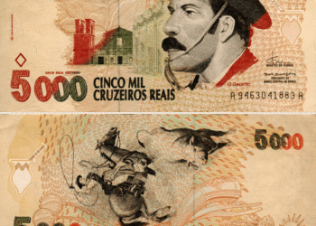 Tem uma cédula de 5.000 Cruzeiros Reais? Ela pode valer até R$ 2,7 mil