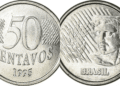 Seu troco pode surpreender: moeda de 50 centavos de 1995 com erro raro vale até R$ 200