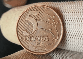 Moeda de 5 centavos de 2008 pode valer até R$ 200: aprenda a identificar o seu tesouro